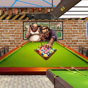 tranh billiards